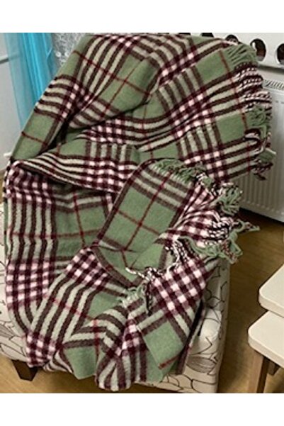 Selin Gençev Home && %100 Saf Yün Scotch Battaniye Battal Boy Yün Battaniye - % 100 Saf Yün - Wool