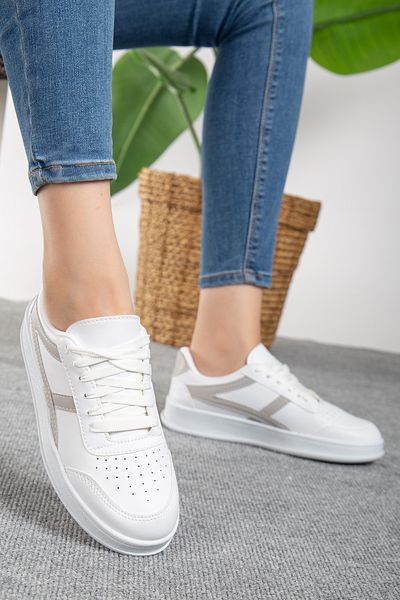 Jackers Pantofi sport unisex cu șireturi cu dungi