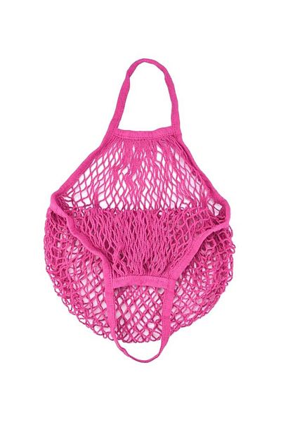 HALAMODO Beach Mesh Tote Bag Pink