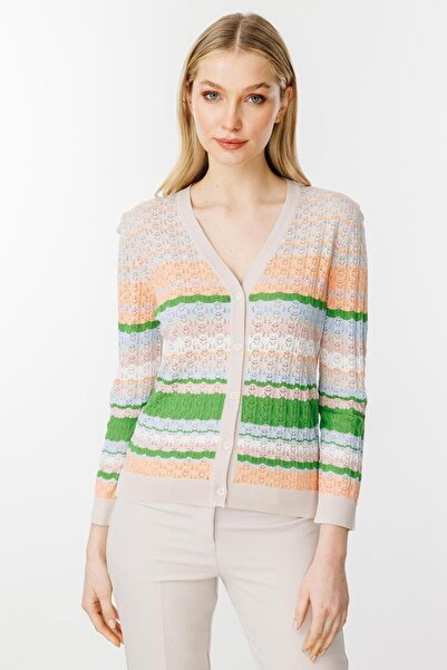Nazen Giyim Ajurlu Mink Women's Cardigan 20184-2Y5