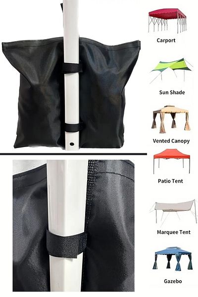Bundeba 4Pcs Waterproof Weight Sandbag, Leg Feet Weight for Tent Pop up Awning Umbrella Sunshade