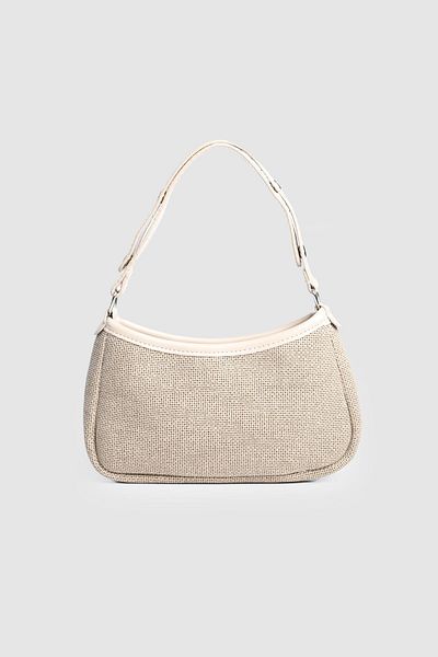 La La'Graccio Paris La'Graccio Paris Women's Felna Knitted Strap Bag Straw Mink