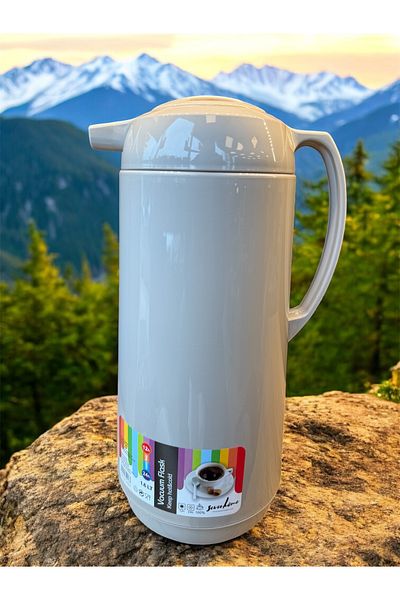 AHİR TİCARET Press Lid 1.6 Lt. Glass Tea Thermos