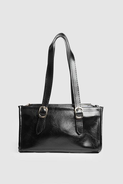 La La'Graccio Paris La'Graccio Paris Women's Bace Baguette Bag with Coin Purse Black