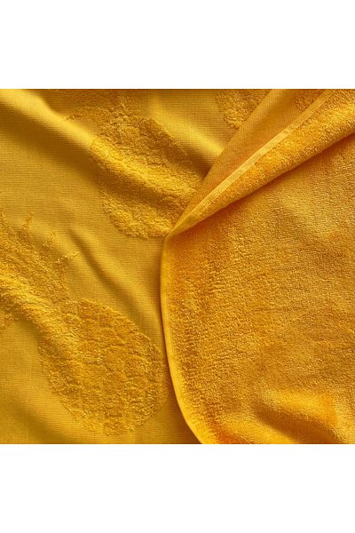 AYLA STAND Jacquard Pineapple Pattern - Bamboo and Cotton - Beach Towel 80X150 cm Sea Towel Bath Towel
