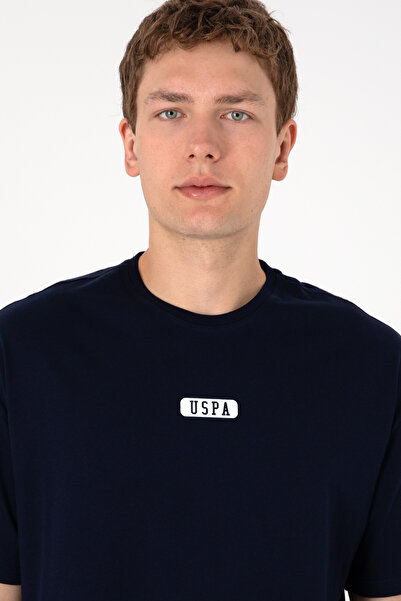 U.S. Polo Assn. Ανδρικό μπλουζάκι Oversize Fit Crew Neck Navy Blue 50305923-VR033