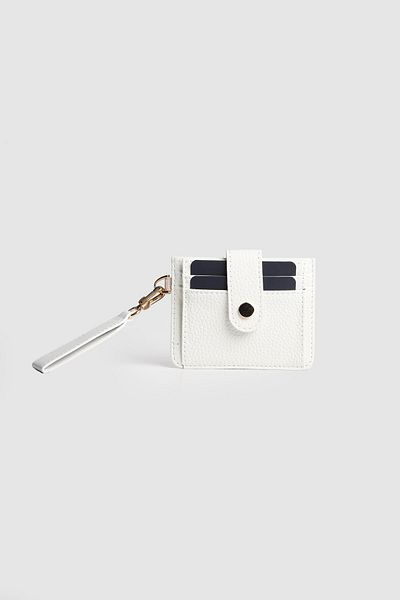 La La'Graccio Paris La'Graccio Paris Women's Greenhouse Card Holder Wallet White