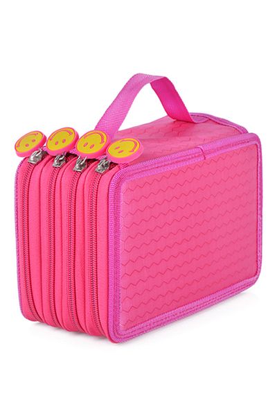 HALAMODO 4 Layer Pen Case Red