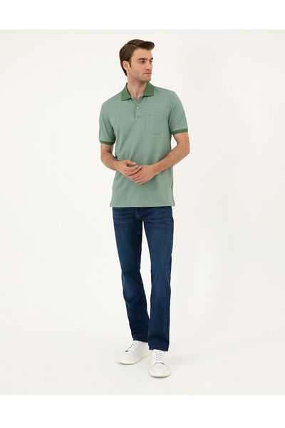 Pierre Cardin 60% Cotton 40% Polyester T-Shirt with Pockets Non Iron Fabric