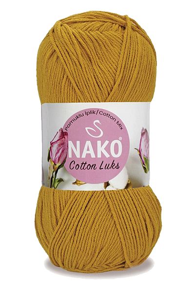 NAKO Cotton Luxury 5 Pieces Vest and Tunic Set - Cardigan String Wool Mustard 97555