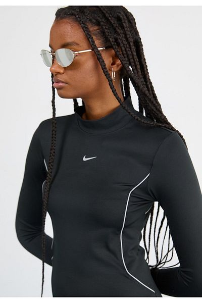 Nike Long Sleeve Dress Swoosh Woven Women's Dress Hq3752-010