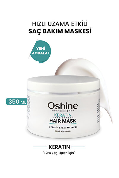 OSHİNE Onarıcı Besleyici Keratin Bakım Saç Maskesi Sülfatsız, Keratin Care Ef...