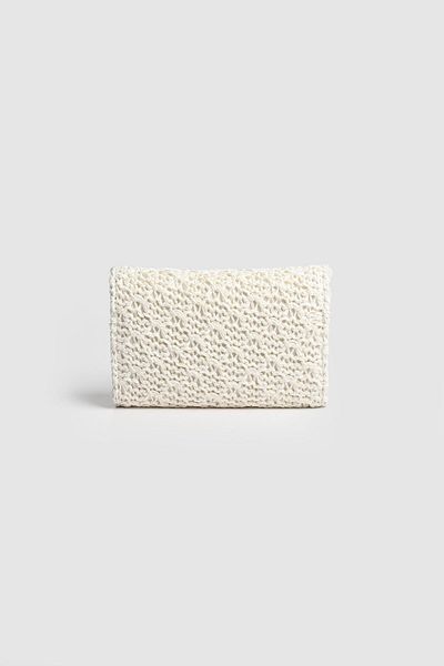 La La'Graccio Paris La'Graccio Paris Women's Babon Wallet Knitted Cream