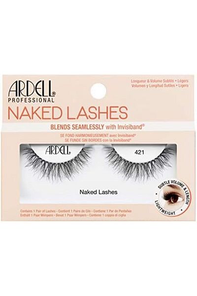 Ardell Professional Naked Lashes Blends Seamlessly With Invisiband, Natural Looking Lashes, For Leng