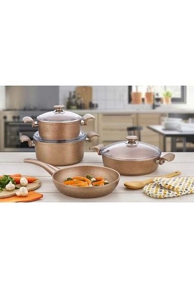 İnter Steel Granite Cookware Set