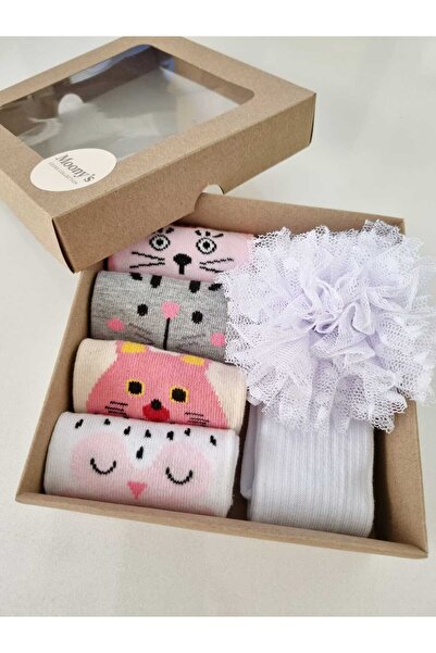Moonys Socks Collection Специална серия чорапи за момичета, комплект от 5 чиф...