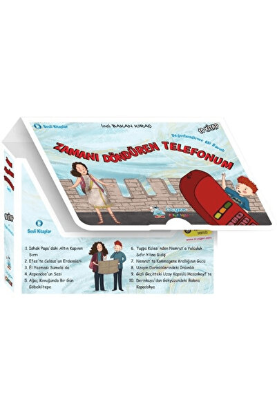 Üçgen Çocuk Zamanı Döndüren Telefonum Seti - Kutulu 10 Kitap / İnci Bakan Kır...