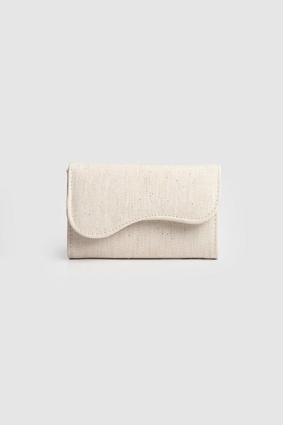 La La'Graccio Paris La'Graccio Paris Women's Babon Wallet Linen Cream