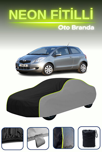 Cemku Shade رمادي-أسود-رمادي [تويوتا ياريس 3 أبواب 2006 - 2008] مشمع سيارة مت...