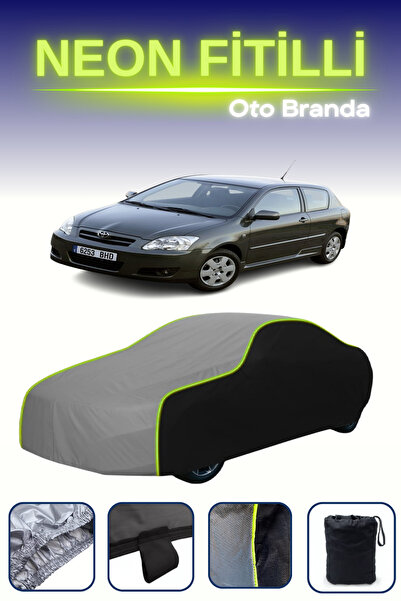 Cemku Fast أسود-رمادي-أسود [تويوتا كورولا 3 أبواب 2004 - 2007] مشمع سيارة متو...