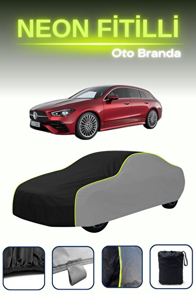 Cemku Shade قماش مشمع سيارة نيون رمادي-أسود-رمادي [مرسيدس-بنز كلا شوتنج برايك...