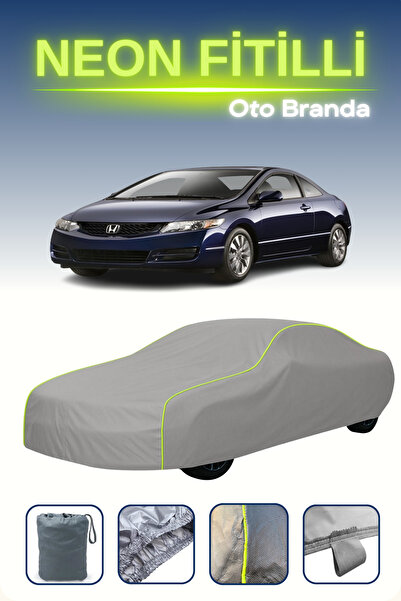 Cemku Shine رمادي [هوندا سيفيك كوبيه 2008 - 2011] مشمع سيارة متوافق مع حبال ا...