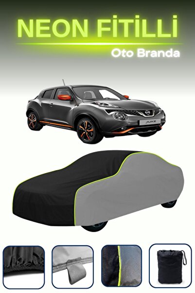 Cemku Shade رمادي-أسود-رمادي [نيسان جوك] غطاء سيارة متوافق مع حبال النيون، مقاوم للماء والغبار