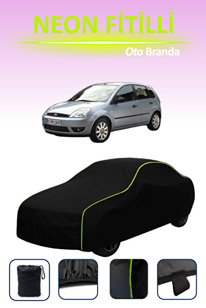 Cemku Cool أسود [Ford Fiesta 5] مشمع سيارة متوافق مع حبال النيون، مقاوم للماء...