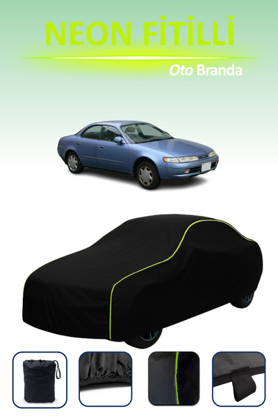 Cemku Cool أسود [تويوتا كورولا سيريس] مشمع سيارة متوافق مع حبال النيون، مقاوم...