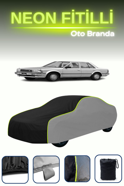 Cemku Shade رمادي-أسود-رمادي [نيسان بلوبيرد سيدان 1986 - 1990] مشمع سيارة متوافق مع حبال النيون