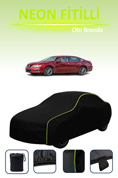 Cemku Cool أسود [نيسان ألتيما 2018 - 2021] مشمع سيارة متوافق مع حبال النيون، ...