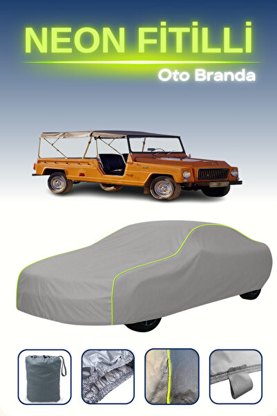 Cemku Shine رمادي [رينو روديو 4] مشمع سيارة متوافق مع حبال النيون، مقاوم للما...