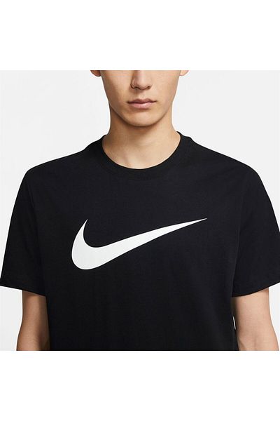 Nike M Nsw Tee Icon Swoosh Men's Black T-shirt - Dc5094-010
