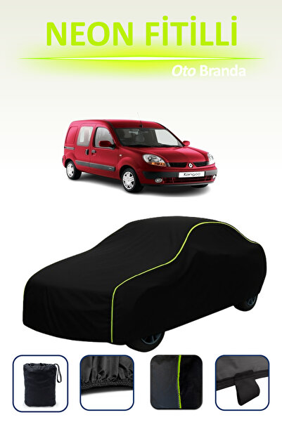 Cemku Cool أسود [رينو كانجو 2003 - 2005] مشمع سيارة متوافق مع النيون، مقاوم ل...