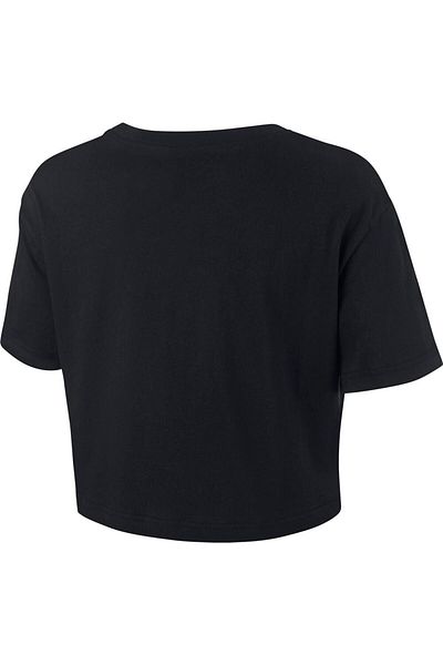 Nike W Nsw Tee Essntl Crp Icn Ftr Women's Black T-Shirt - Bv6175-010