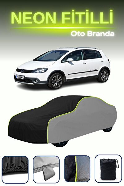 Cemku Shade رمادي-أسود-رمادي [فولكس واجن كروس جولف 2010 - 2021] قماش مشمع سيا...