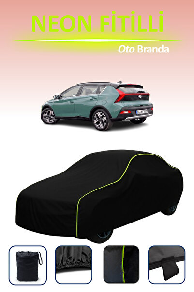 Cemku Cool Siyah [Hyundai Bayon] Uyumlu Neon Fitilli Araba Brandası, Su ve To...