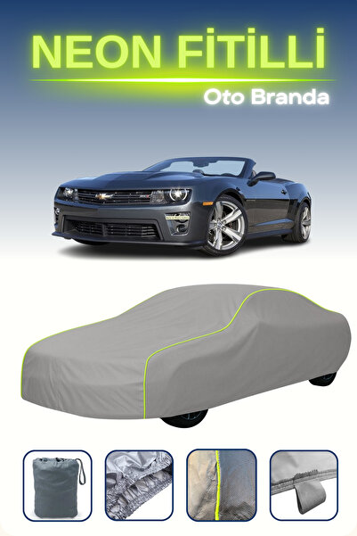 Cemku Shine رمادي [شيفروليه كامارو كابريوليه 2011 - 2013] مشمع سيارة مضلع نيو...