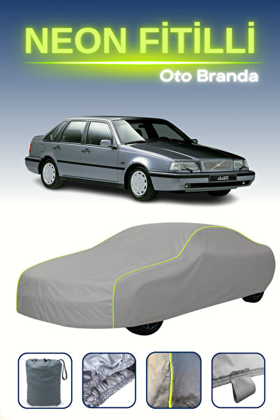 Cemku Shine رمادي [Volvo 460 1993 - 1996] مشمع سيارة متوافق مع حبال النيون، م...