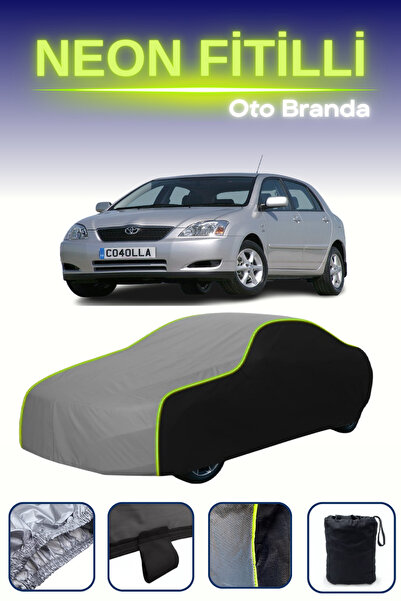 Cemku Fast أسود-رمادي-أسود [تويوتا كورولا 5 أبواب 2002 - 2004] مشمع سيارة متو...