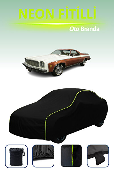 Cemku Cool أسود [شيفروليه ماليبو إل كامينو] مشمع سيارة متوافق مع حبال النيون،...