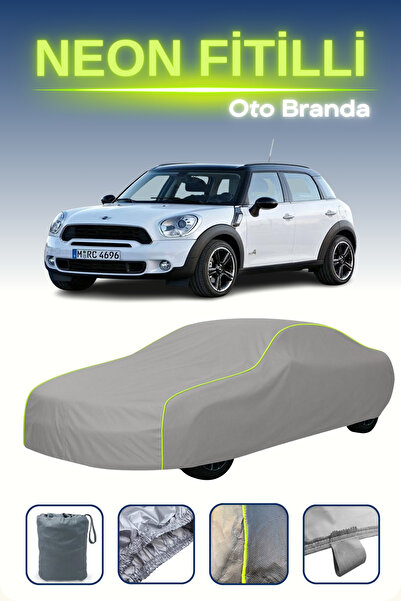 Cemku Shine رمادي [ميني كوبر كونتريمان 2014 - 2016] مشمع سيارة متوافق مع حبال...