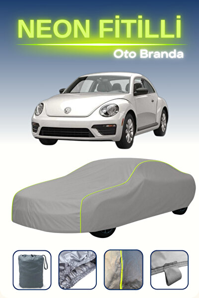 Cemku Shine رمادي [فولكس فاجن بيتل] مشمع سيارة متوافق مع حبال النيون، مقاوم ل...