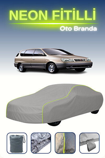 Cemku Shine رمادي [كيا كارينز 2000 - 2002] مشمع سيارة متوافق مع حبال النيون، ...