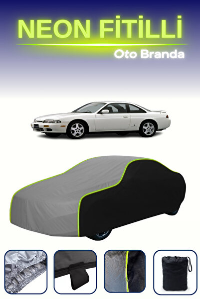 Cemku Fast أسود-رمادي-أسود [نيسان سيلفيا] غطاء سيارة متوافق مع حبال النيون، م...