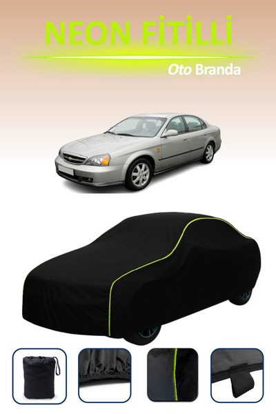 Cemku Cool أسود [شيفروليه إيفاندا] مشمع سيارة متوافق مع النيون، مقاوم للماء و...