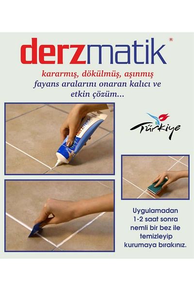Derzmatik Marble alternative putty to fill gaps in various colors