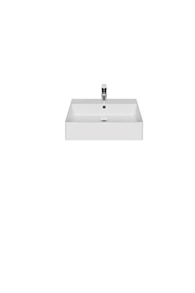 Creavit VX260 Volga Tezgah Üstü Kare Lavabo 60 cm