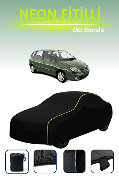 Cemku Cool أسود [رينو سينيك 1999 - 2003] مشمع سيارة متوافق مع حبال النيون، مق...