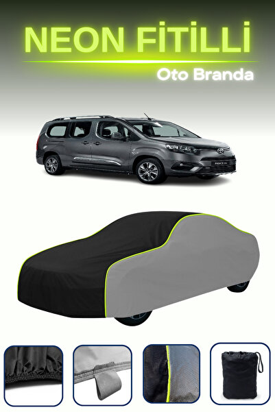 Cemku Shade رمادي-أسود-رمادي [تويوتا برواس سيتي فيرسو سويب] قماش مشمع سيارة نيون مجهز ومقاوم للماء والغبار